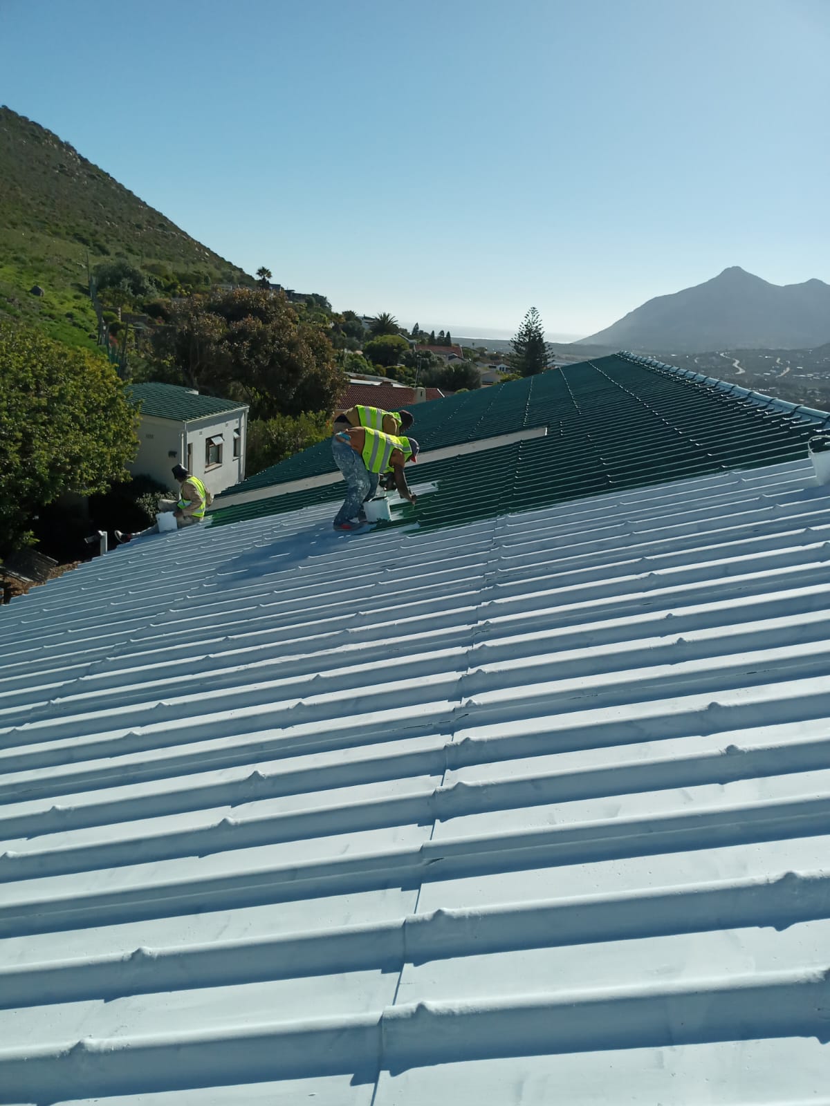 Roof coating, sea-facing home